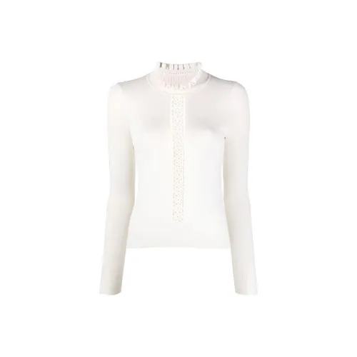 See By Chloe FW21 Облегающий крой Свитер Женская Белая