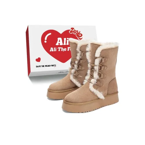 Али Тх Фокс Винтаж Флис Согревающие Премиум Короткие Снежные Ботинки Женские