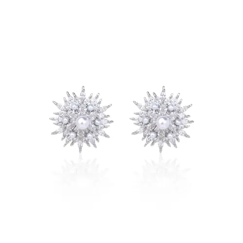 Suddenly Lucky Сплав Серьги-гвоздики Женские