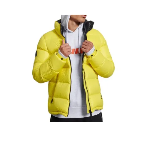 SUPERDRY Желтый Мужской Пуховик