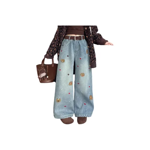 WEILAIZHIXING Светло-синие Джинсы для детей