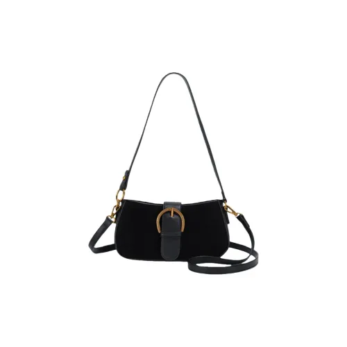 VERADONNA Luf Кожа Сумка через плечо Стандартная Женская Черная Кофейная Хаки