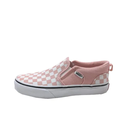 Vans Asher Low Топ Скейтборд Кроссовки Розовый Детский