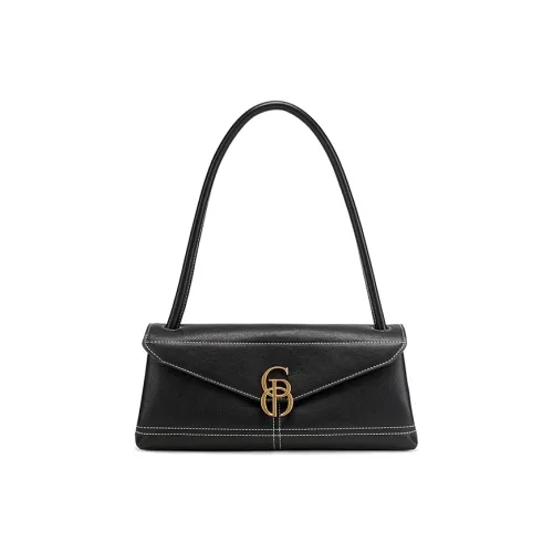 PIERRE CARDIN Растительное дубление крупнозернистая текстура кожа коровы плечо сумка женский черный кофейный