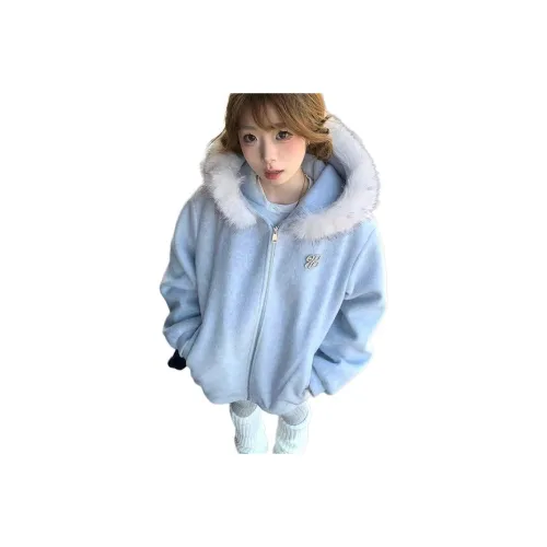 BLACK AT Синий Унисекс Свитшоты