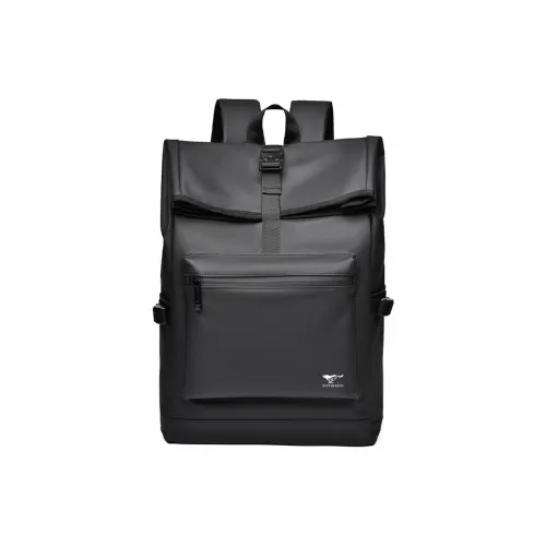 SEPTWOLVES Рюкзак из синтетической кожи мужской черный