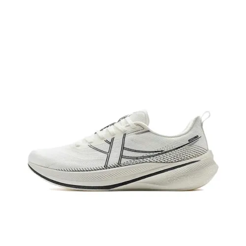 XTEP 360X 2,0 LITE Slip-resistant Abrasion-resistant Lightweight Low-Top Casual Running Shoes Men's White Black XTEP 360X 2,0 LITE Противоскользящий Износостойкий Легкий Низкий Топ Повседневные Беговые Кроссовки Мужские Белый Черный