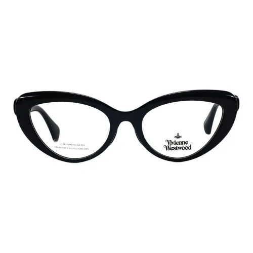 Vivienne Westwood Oval Оправы для очков Унисекс Яркий Черный