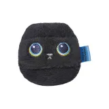 Чёрный кот, длинный, бархат, портативный, 1 упаковка