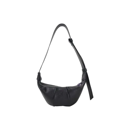 KoniKoni Сумка через плечо из коровьей кожи Маленькая Мужская Черная Коричневая Серая