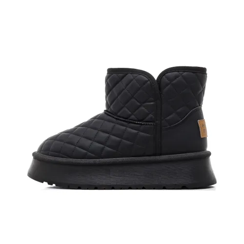 HUANQIU Термический Водонепроницаемый Устойчивый к Износу Короткие Снежные Ботинки Женские