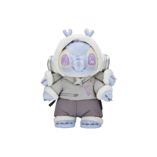 Disney x Disney Store Cyber Stitch Collection Stitch Angel Toy Куклы Плюшевая кукла Длина тела 38,1 см 33,8 см