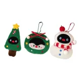 Рождественские деревья Пингвин + Венок Пингвин + Снеговик Пингвин