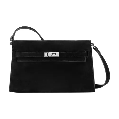 Roberta Di Camerino Замша Сумка на плечо Женская Черная Коричневая