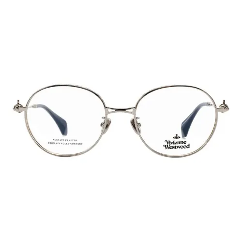 Vivienne Westwood Круглые Оправы для Очков Унисекс Античное Серебро