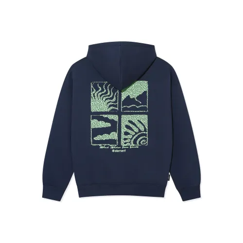 Элемент Толстовка Унисекс Темно-синий