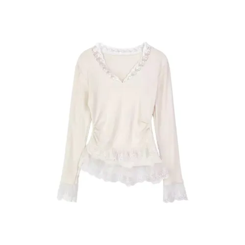 JOPPTI Белый Женские T-рубашки