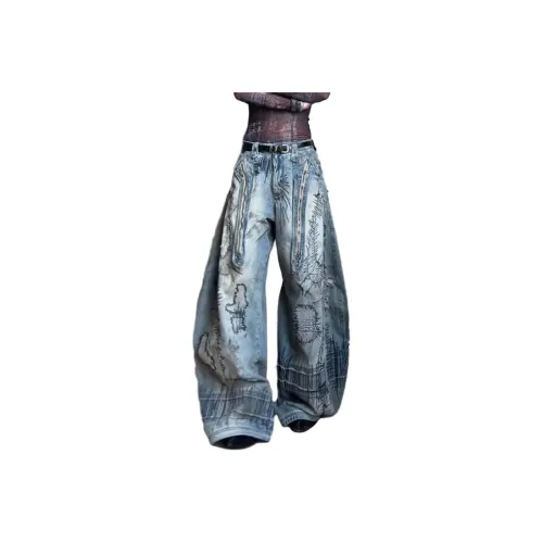 Olivia Share777 Джинсовый синий Женские Джинсы