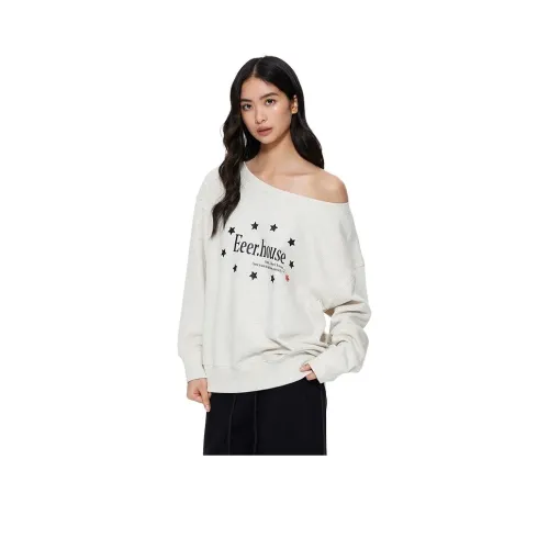 YINLEI Асимметричный свитшот с плечом женский