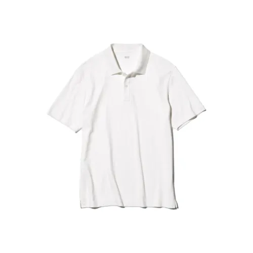 UNIQLO Белая Унисекс Поло