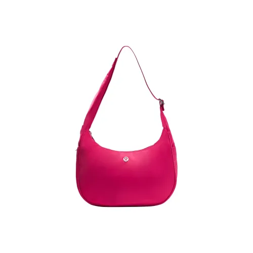 lululemon Внешняя сторона Карман на молнии Сумка на плечо Женская Малиновый Соус Розовый