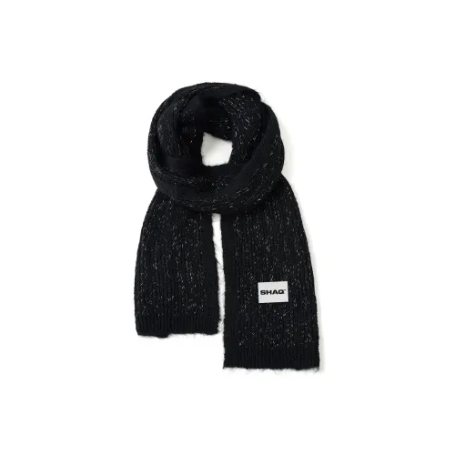 SHAQ Полиэстер Шерпа Вязаные Шарфы Унисекс