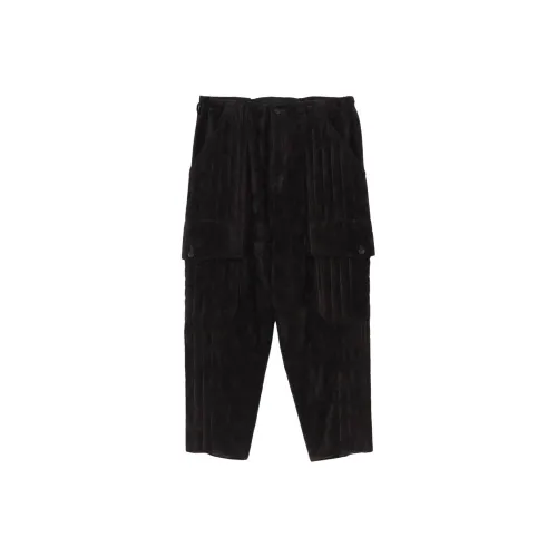 Yohji Yamamoto Pour Homme FW25 Linen Velvet OUT Pocket Padded Pants Casual Pants Men's