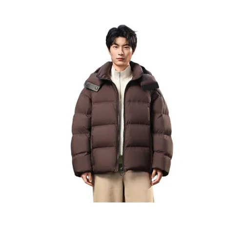 YALU 1972 Кофейный Унисекс Пуховики