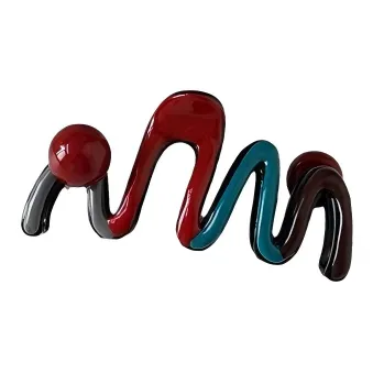 CAIYOUSHU Дизайнерская Волна Жемчужный Заколка-краб Большая Заколка для волос Shark Женская Премиум Стиль Аксессуар для волос