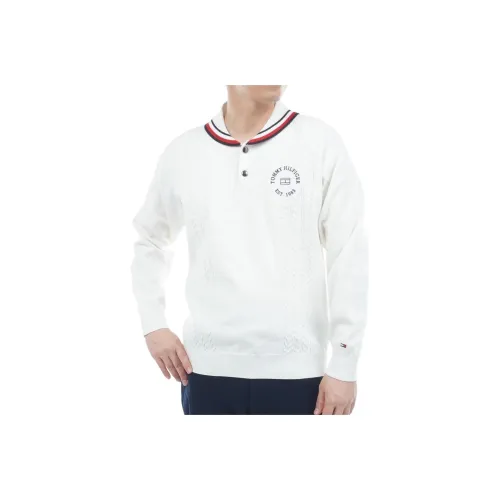 Tommy Hilfiger Белые Мужские Свитера