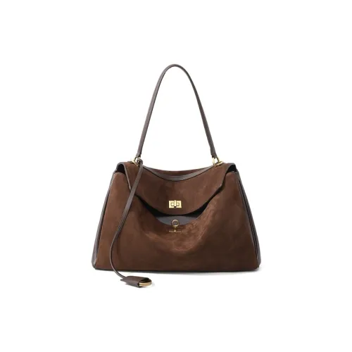 Younger Song Сумка через плечо из синтетической кожи стандартная женская кофейного цвета