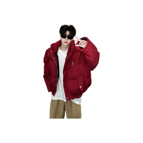 DINGFENGBAOLUO Хлопковый пуховик унисекс