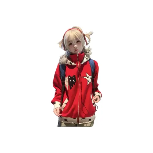 PAZZO Red Women's Sweatshirts PAZZO Красный Женские Свитшоты