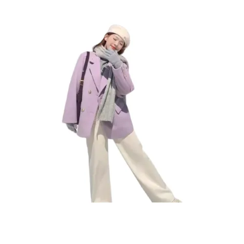 GUOZHEN Фиолетовый Женские Бизнес-костюмы