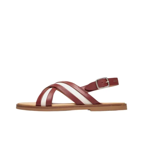 BALLY Glide One Ремешок Сандалии Мужские Красные Белые