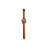 Каштаново-коричневый, текстура личи, застежка-бабочка