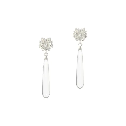 Mouhooland 925 стерлинговое серебро серьги-гвоздики с покрытием из белого золота унисекс