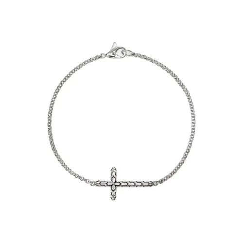 JOHN HARDY Переработанный Серебряный Браслеты Унисекс Серебряный