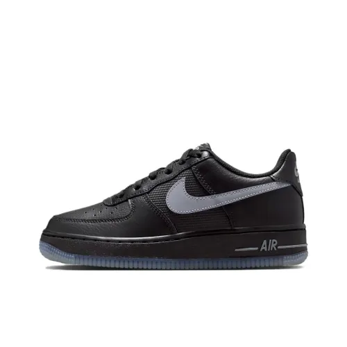 Nike Air Force 1 Устойчивые к истиранию Дышащие Низкие Кроссовки для скейтбординга Женские Черные