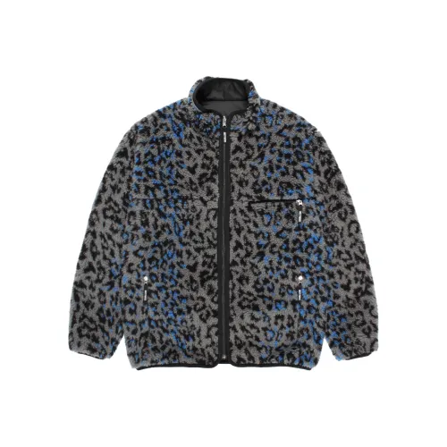 WACKO MARIA FW25 Двусторонний Леопард BOA Флис Куртка Бархат Feel Пальто Унисекс