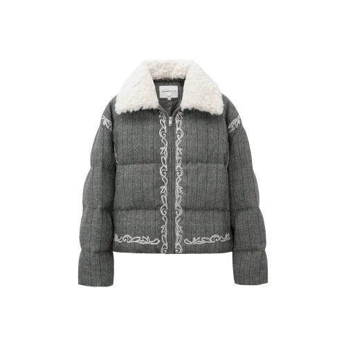 Self Who Серый Женский Пуховик