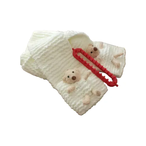 AOLETU DIY Креативный Ткани вязаные Карман Милый медведь Шарф Материал Набор DIY Игрушки