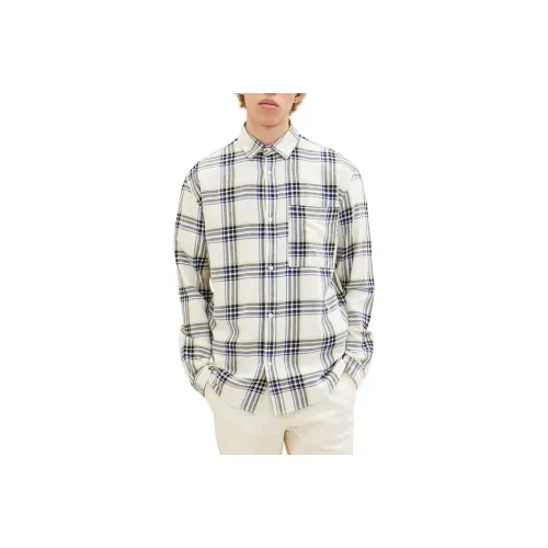 TOM TAILOR Белые Мужские Рубашки