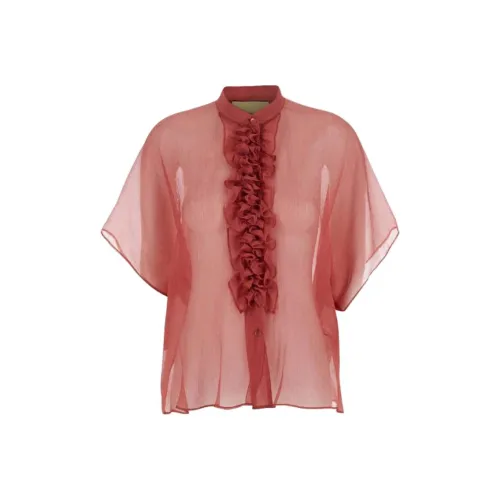 MOMONI Red Women's Shirts MOMONI Красные Женские Рубашки