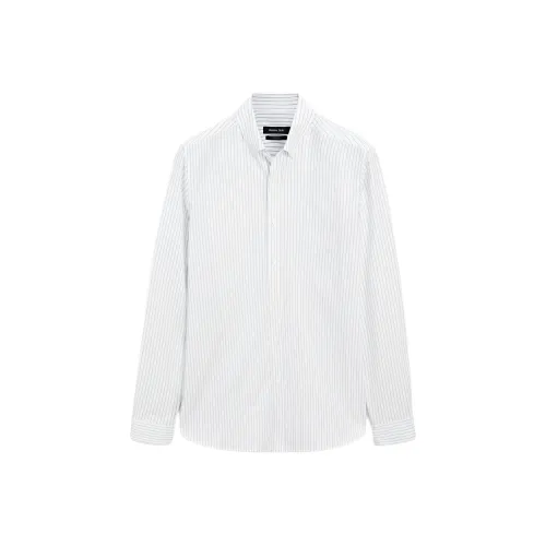 Massimo Dutti Белые Мужские Рубашки
