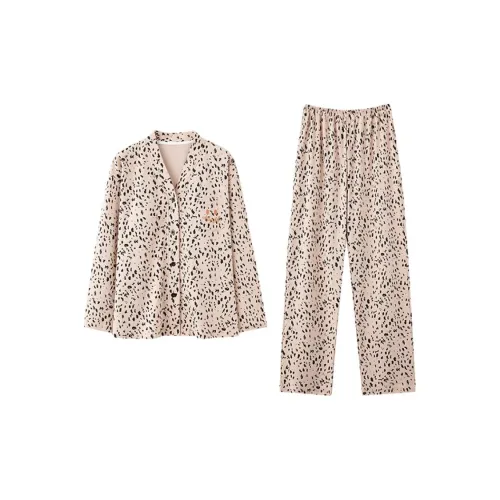 PLANDOO Абрикос Женские Пижамные Комплекты