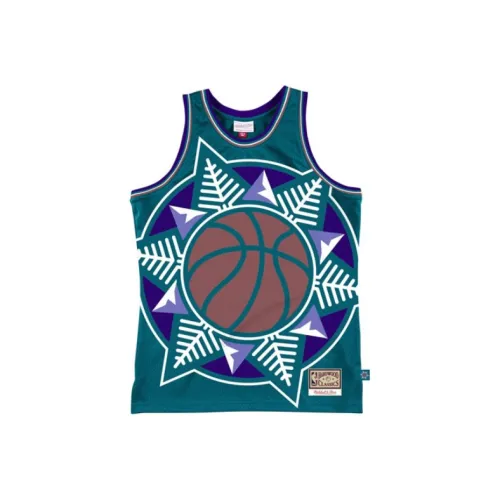 Mitchell Ness Зеленый Мужской баскетбольный топ