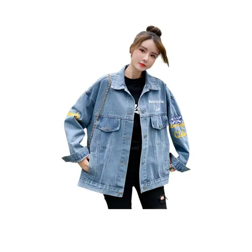 LADYXIEXIE Синий Унисекс Джинсовые куртки