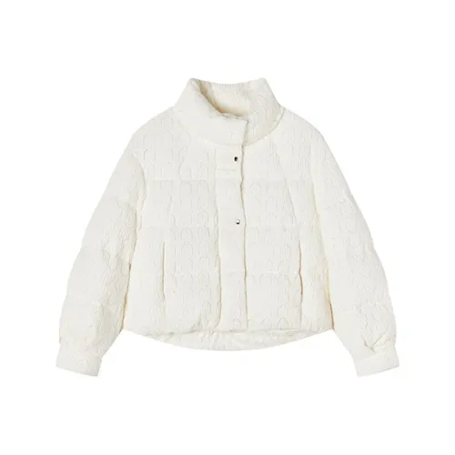 XIANGYING Цапельно-белый Женские Пуховики