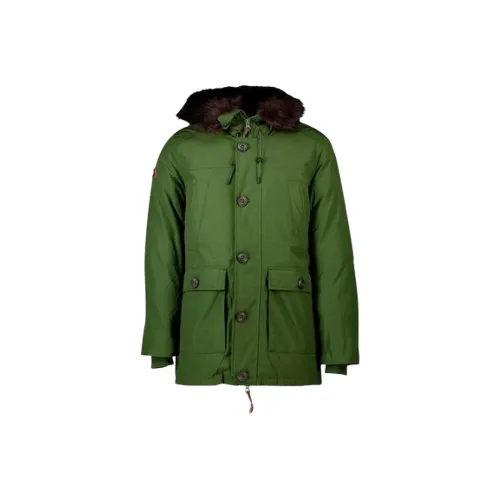 SUPERDRY Зеленый Мужской Пуховик